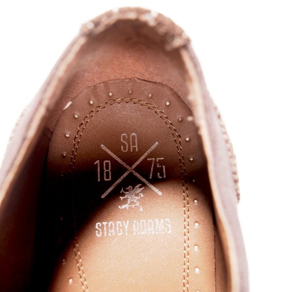 Stacy Adams Brown Suede Lace Up Men's Shoes, Size 9M - Picture 4 of 7